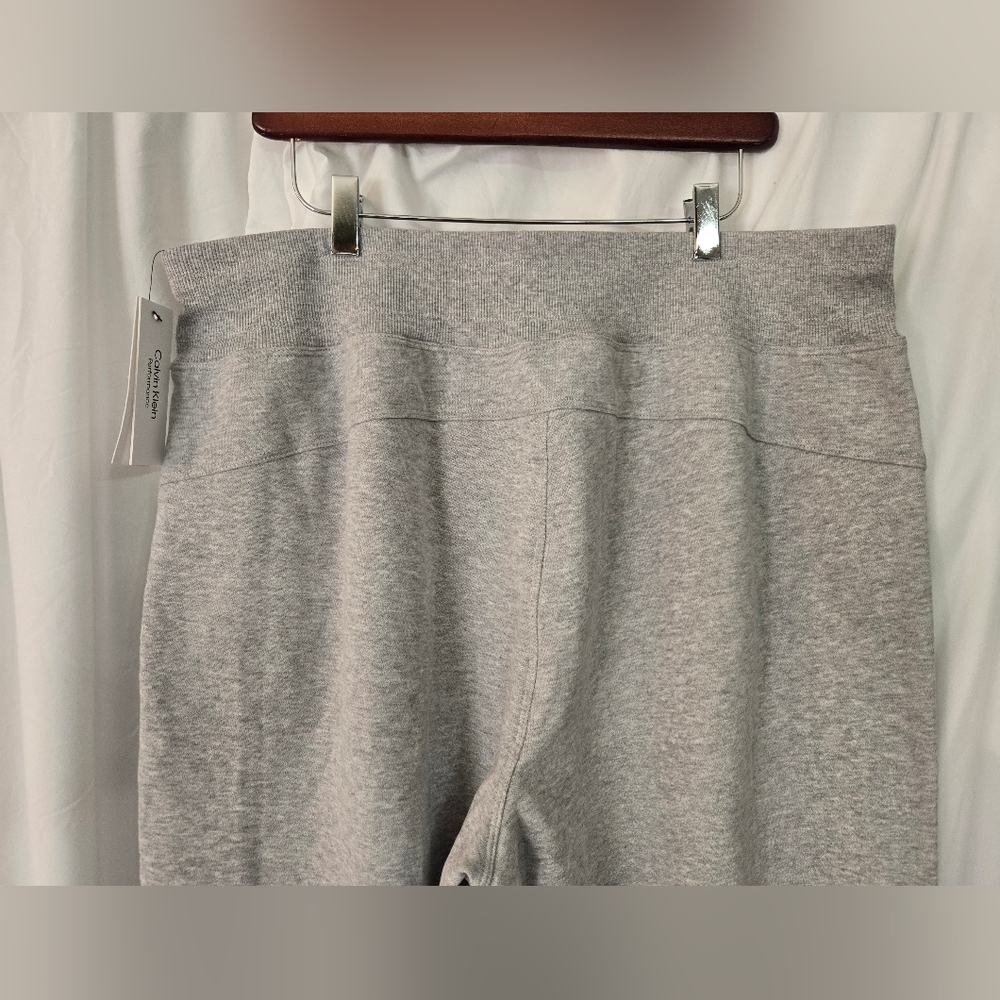 Calvin Klein Performance NWT Gray Track/Wide Leg Activewear Pants Size 1X - Picture 3 of 8